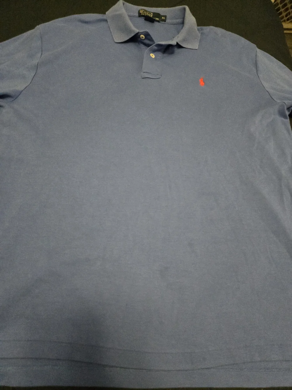 Ralph Lauren Blue Polo with Red Pony Logo